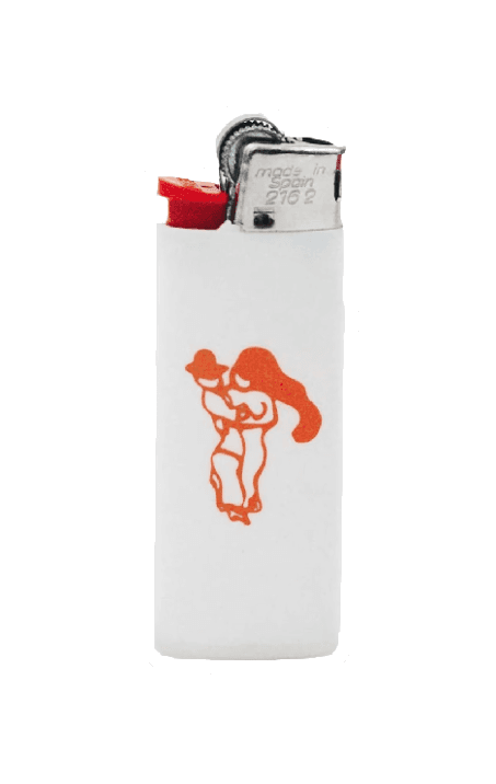 White Bic lighter